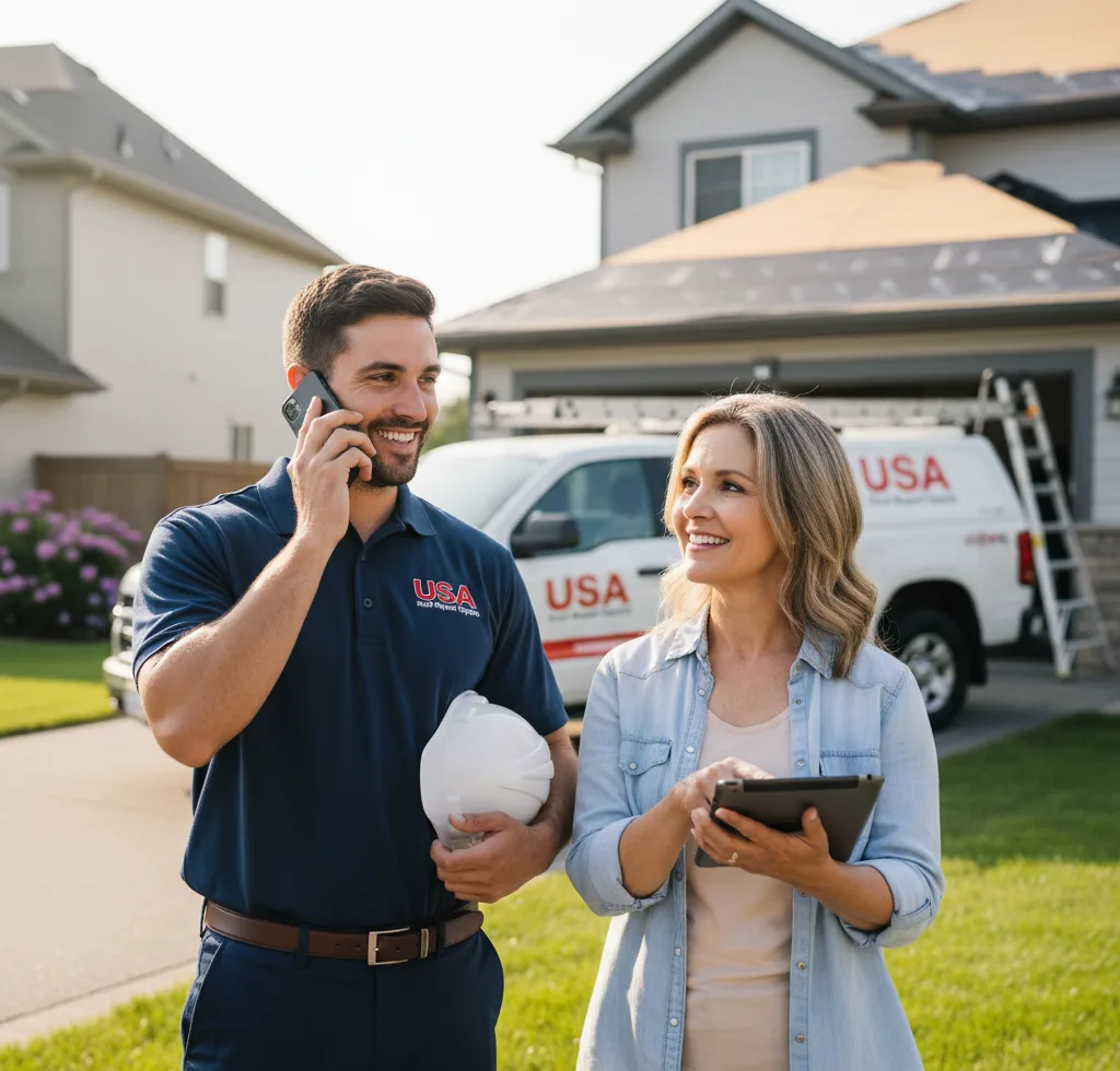 USA Roof Repair Experts customer support in West Suffield